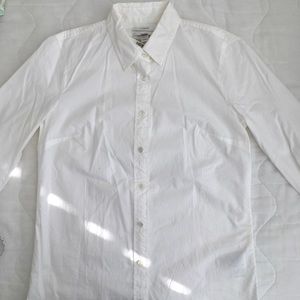 J Crew classic fit boy shirt white in 0 for women